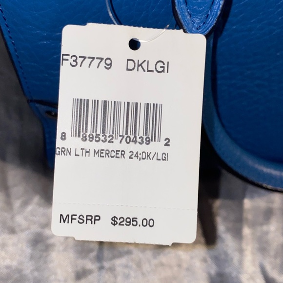 * sold * NWT Coach Mercer 24 Lapis Blue - Picture 8 of 9